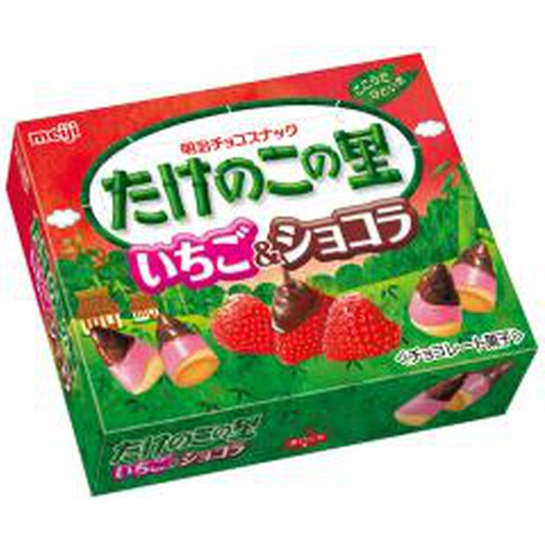 Meiji Takenoko no Sato Strawberry & Chocolate 61g 1/80 – Sumotori.Trade