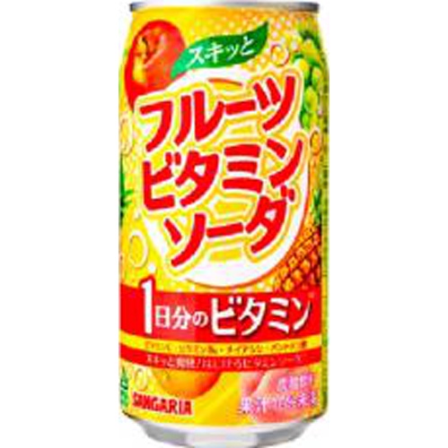 Sangaria Sukki Fruit Vitamin Soda Can 350 1/24 – Sumotori.Trade