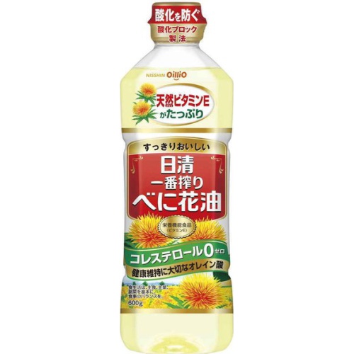 Nissin First Pressed Safflower Oil 600g 1/20 – Sumotori.Trade