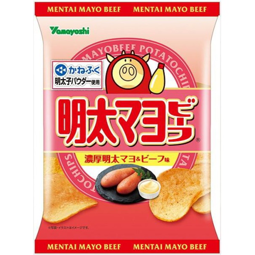 Yamayoshi Potato Mentai Mayo Beef 47g 1/12 – Sumotori.Trade