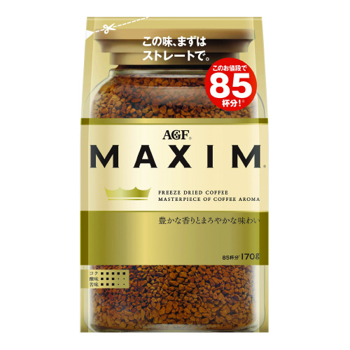 AGF Maxim Instant Coffee Soft Pack, 170g 1/12 – Sumotori.Trade