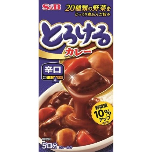 S&B Melty Curry, Spicy, 90g 1/100 – Sumotori.Trade