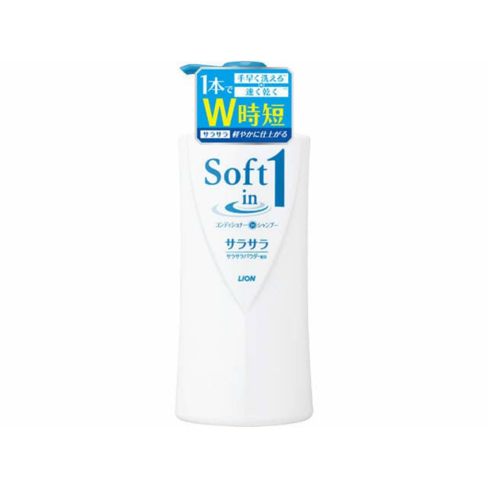 Soft in One Shampoo, Smooth, Pump, 530ml 1/12 – Sumotori.Trade