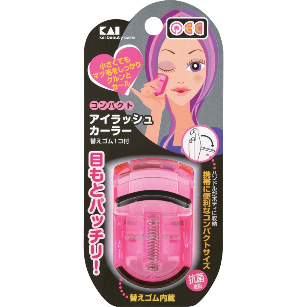 KQ0974 PC Eyelash Curler (Compact) Pink 1/240 – Sumotori.Trade