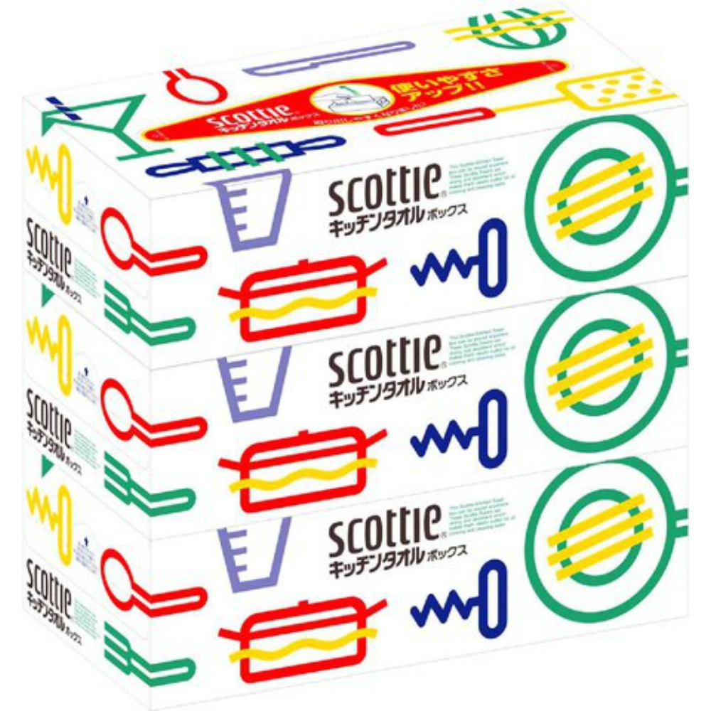 Scotty Kitchen Towel Box 3-pack 1/12 – Sumotori.Trade