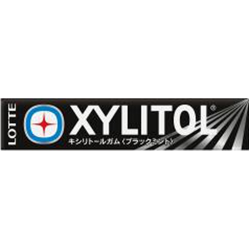 Lotte Xylitol Gum Black Mint 14 pieces 1/320 – Sumotori.Trade