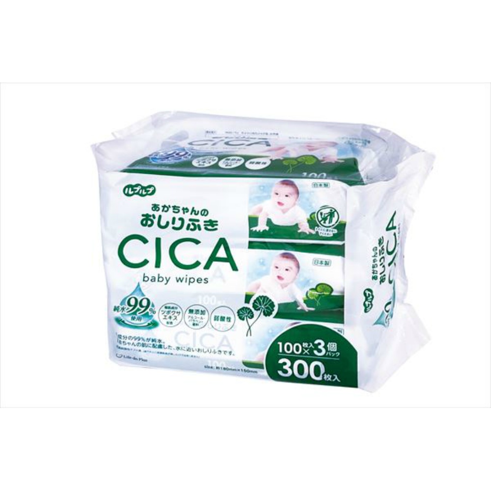 CICA Baby Wipes, 100 sheets, 3 packs 1/12 – Sumotori.Trade