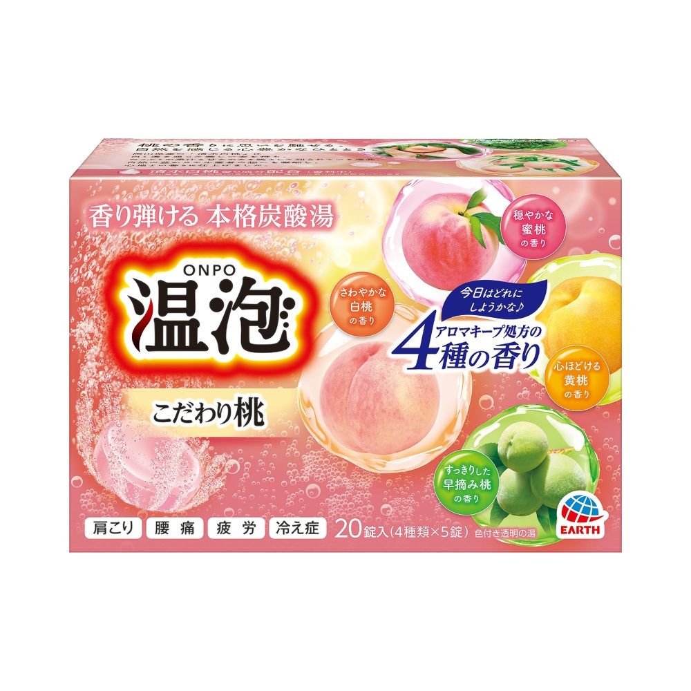 ONPO Peach Carbonated Bath (20 tablets) 1/12 – Sumotori.Trade