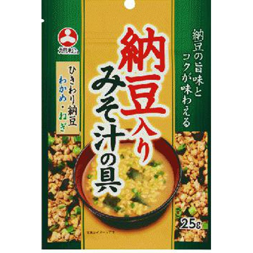 Asahimatsu Natto Miso Soup Ingredients 25g 1/60 – Sumotori.Trade
