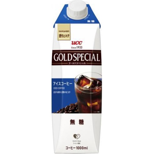 UCC Gold SP Iced Coffee Unsweetened 1000ml 1/12 – Sumotori.Trade