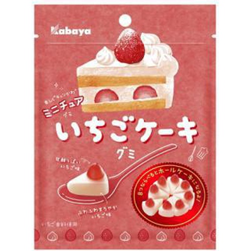 Kabaya strawberry cake gummy 40g 1/120 – Sumotori.Trade