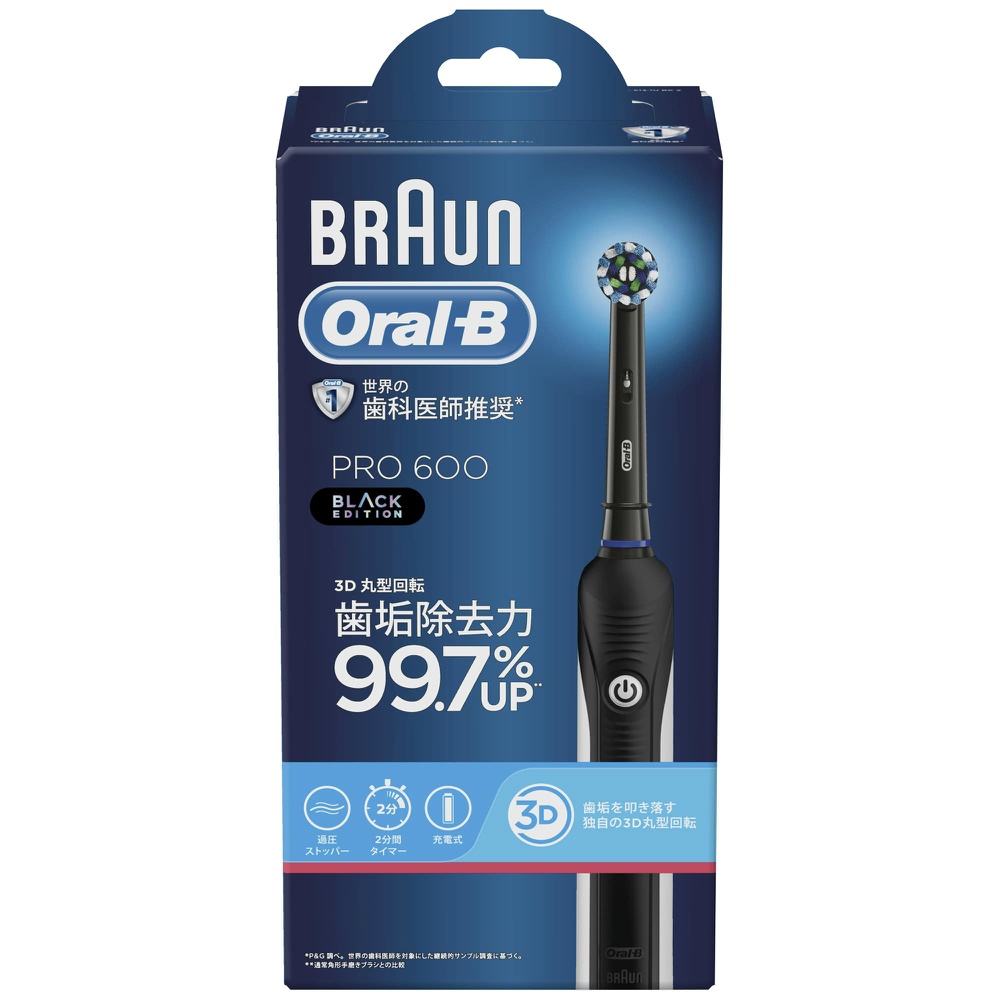 Braun Oral-B PRO600 Black Edition Z 1/6 – Sumotori.Trade