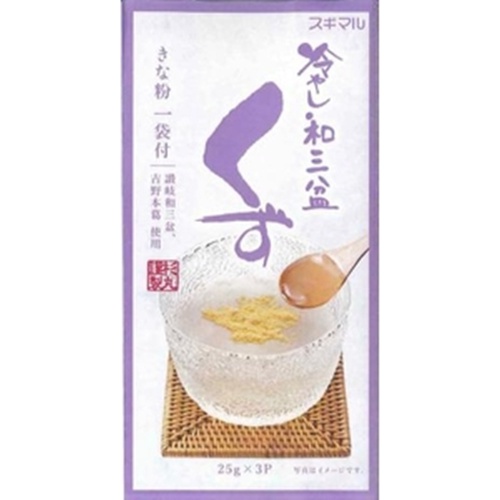 Sugimaru Chilled Wasanbon Kuzu 25g x 3P 1/60 – Sumotori.Trade