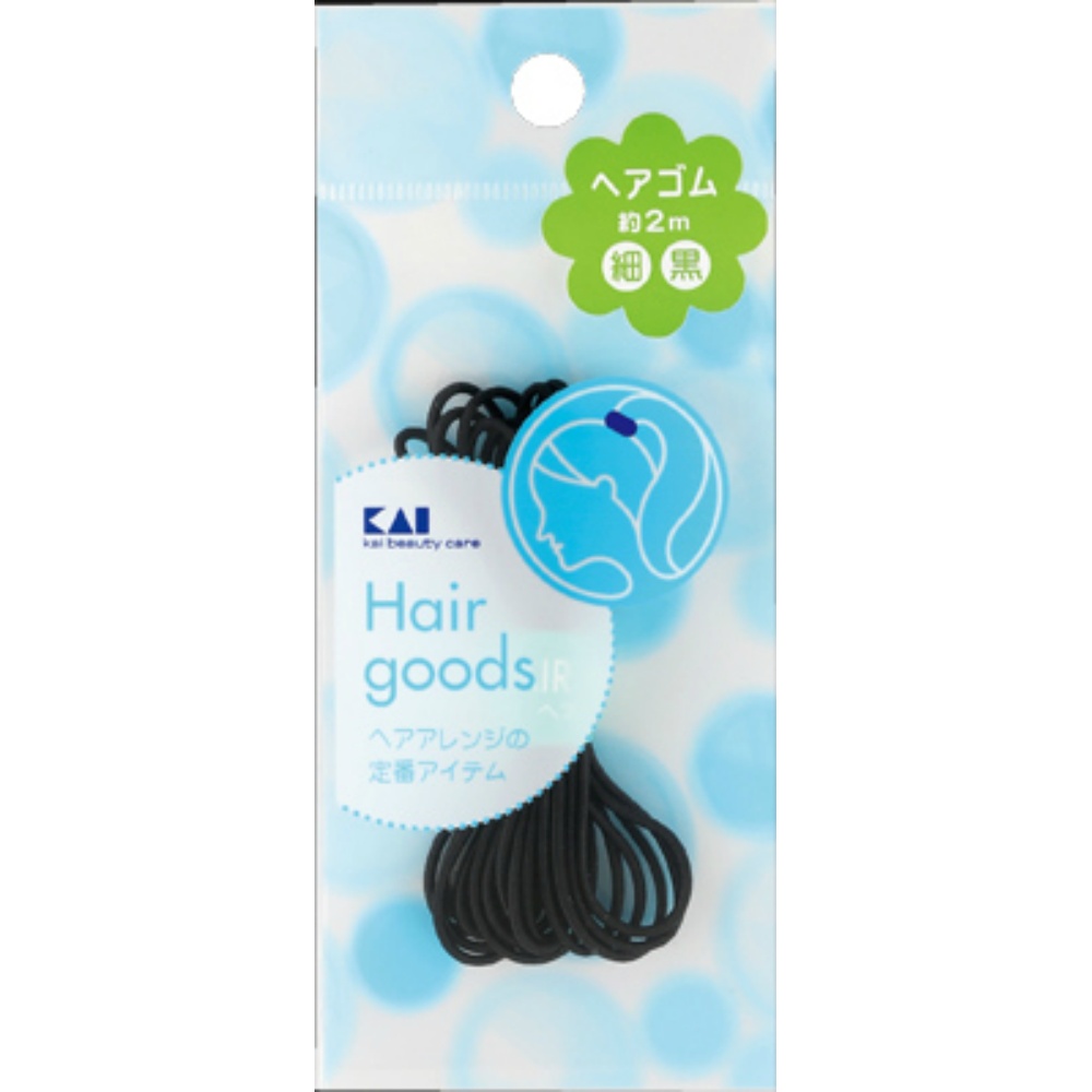 SS Thin Hair Tie Black 1/360 – Sumotori.Trade