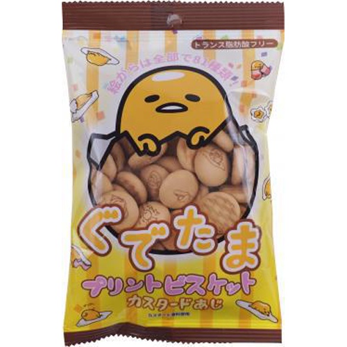 Hokuriku Gudetama Printed Biscuits 60g 1/20 – Sumotori.Trade