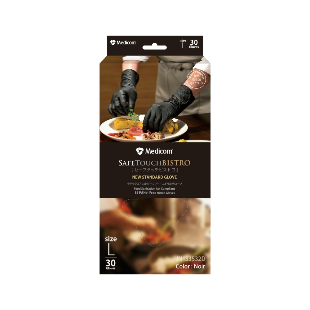 Safe Touch Bistro Noir 30 sheets 1/20 – Sumotori.Trade