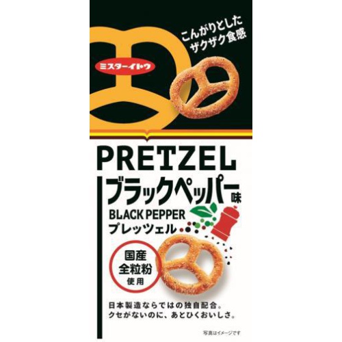 Ito Pretzel Black Pepper Flavor 40g 1/80 – Sumotori.Trade