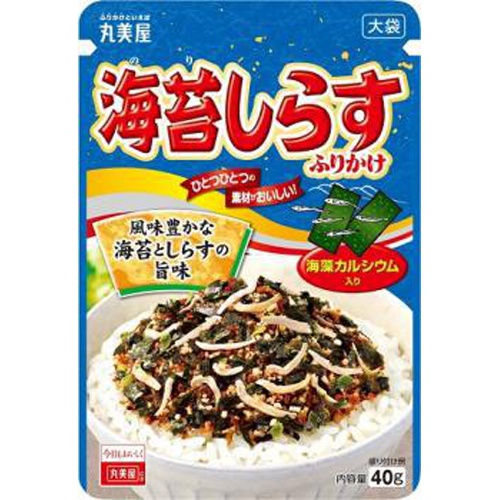 Marumiya seaweed whitebait furikake large bag 40g 1/80 – Sumotori.Trade