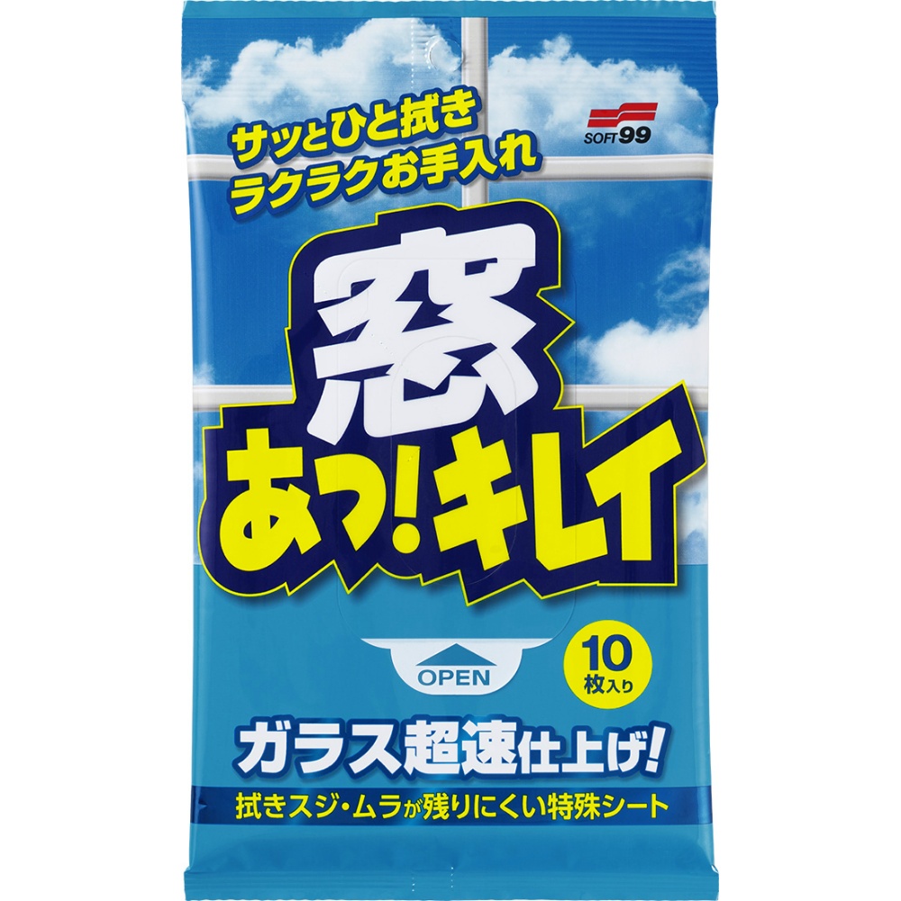 Soft99 Window Cleaner, 10 sheets 1/60 – Sumotori.Trade