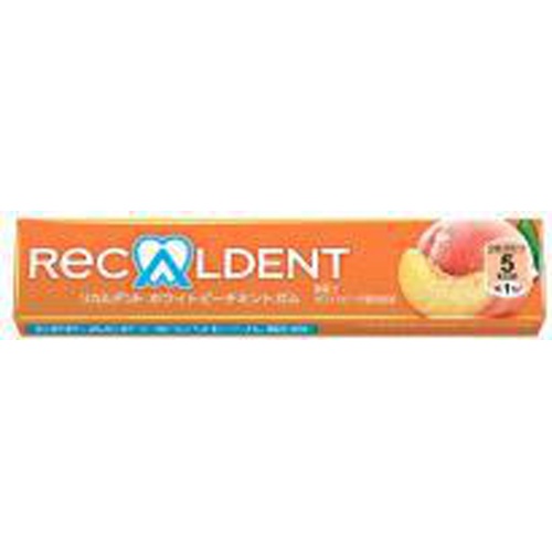 Recaldent White Peach Mint Gum 14 pieces 1/300 – Sumotori.Trade