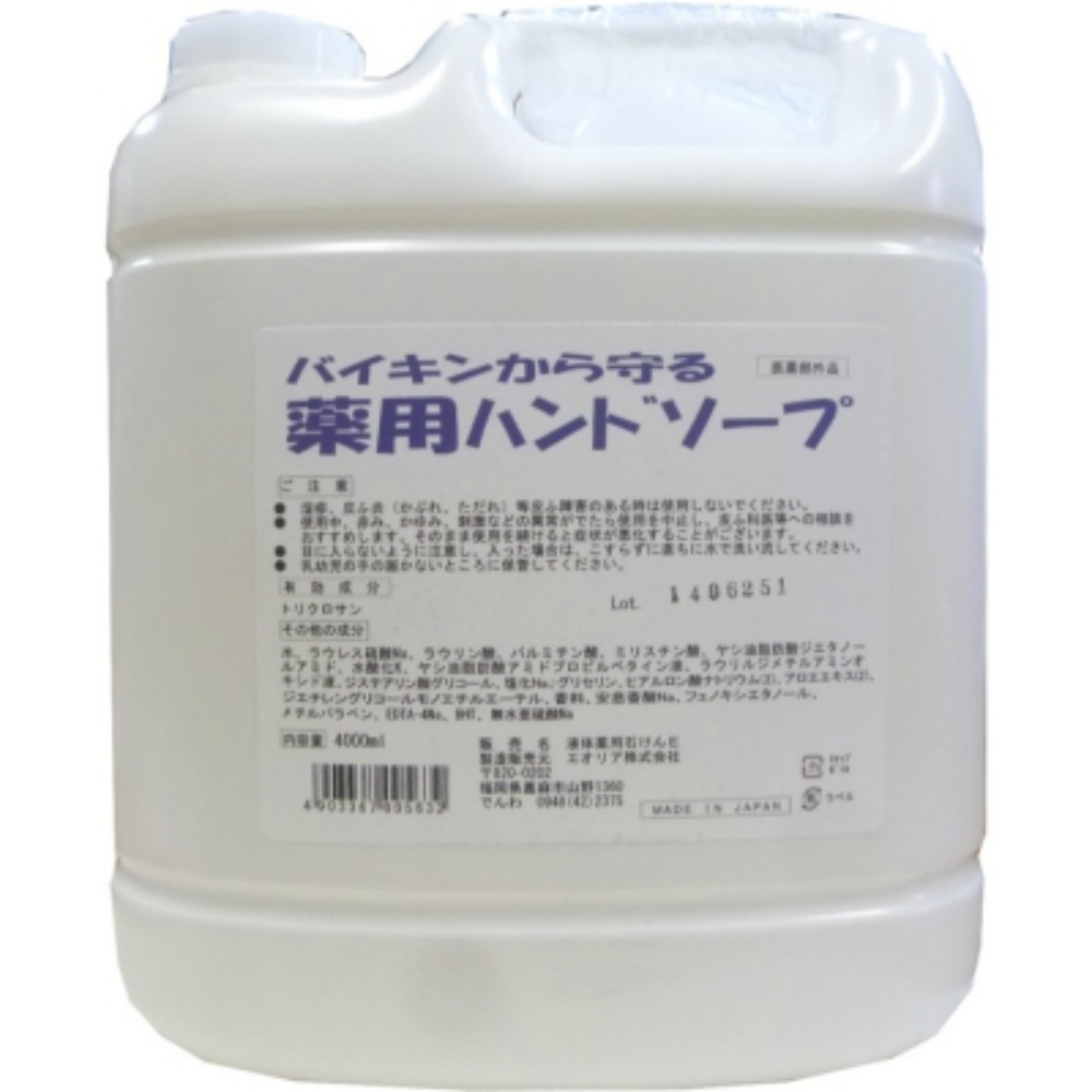 Commercial medicated hand soap 4L 1/4 – Sumotori.Trade