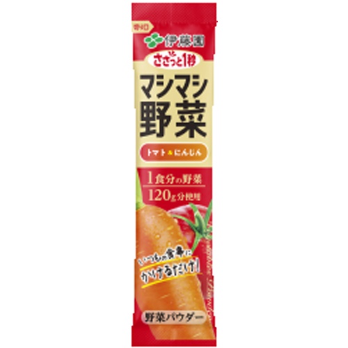 Itoen Powdered Masimasi Vegetables Tomato & Carrot 7g 1/20 – Sumotori.Trade