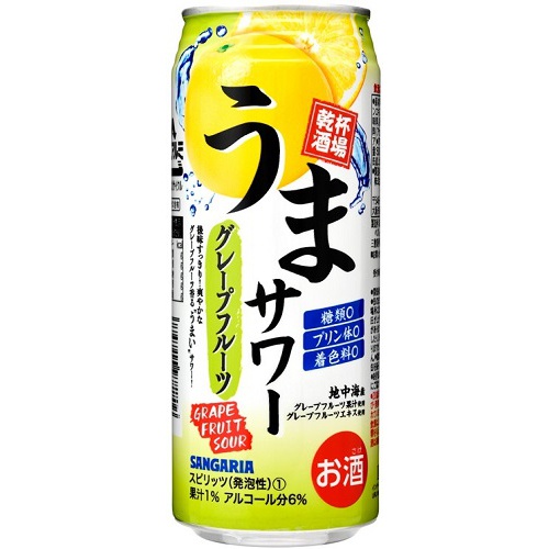 Sangaria Uma Sour Grapefruit 500ml 1/24 – Sumotori.Trade