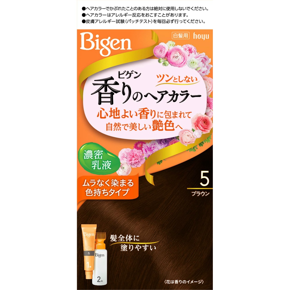 Bigen Fragrance Hair Color Emulsion 5 Brown 1/27 – Sumotori.Trade