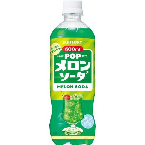 Suntory POP Melon Soda P600ml 1/24 – Sumotori.Trade