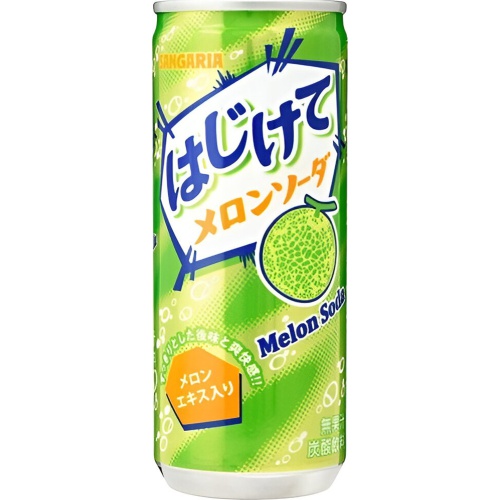 Sangaria Hajikete Melon Soda 250g Can 1/30 – Sumotori.Trade