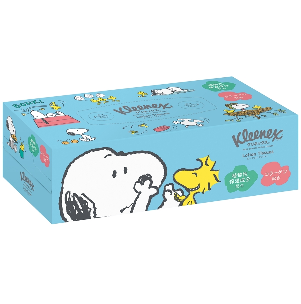 Kleenex Lotion Tissues Snoopy 180 packs 1/10 – Sumotori.Trade
