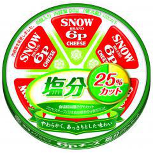 Snow Brand 6P Cheese - 25% less salt 1/36 – Sumotori.Trade
