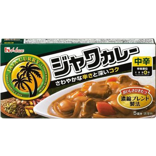 House Java Curry Medium Spicy 104g 1/120 – Sumotori.Trade