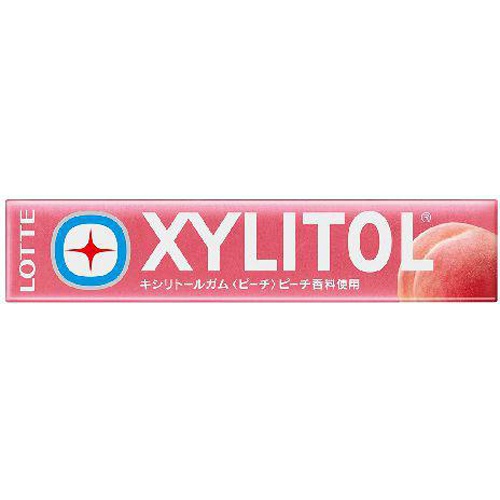 Lotte Xylitol Gum Peach 14 pieces 1/320 – Sumotori.Trade