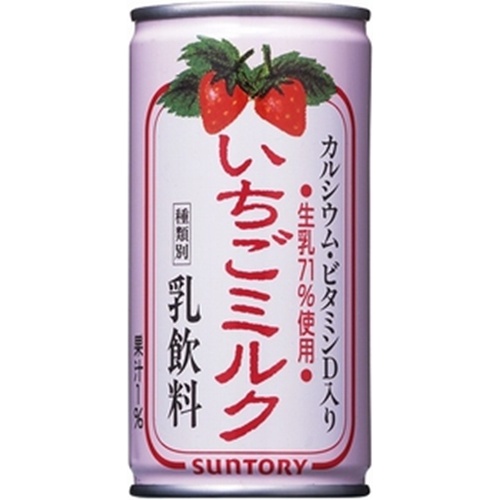 Suntory Strawberry Milk 190g 1/30 – Sumotori.Trade