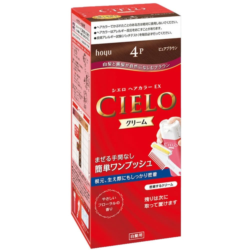 Cielo Hair Color EX Cream 4P Pure Brown 1/27 – Sumotori.Trade