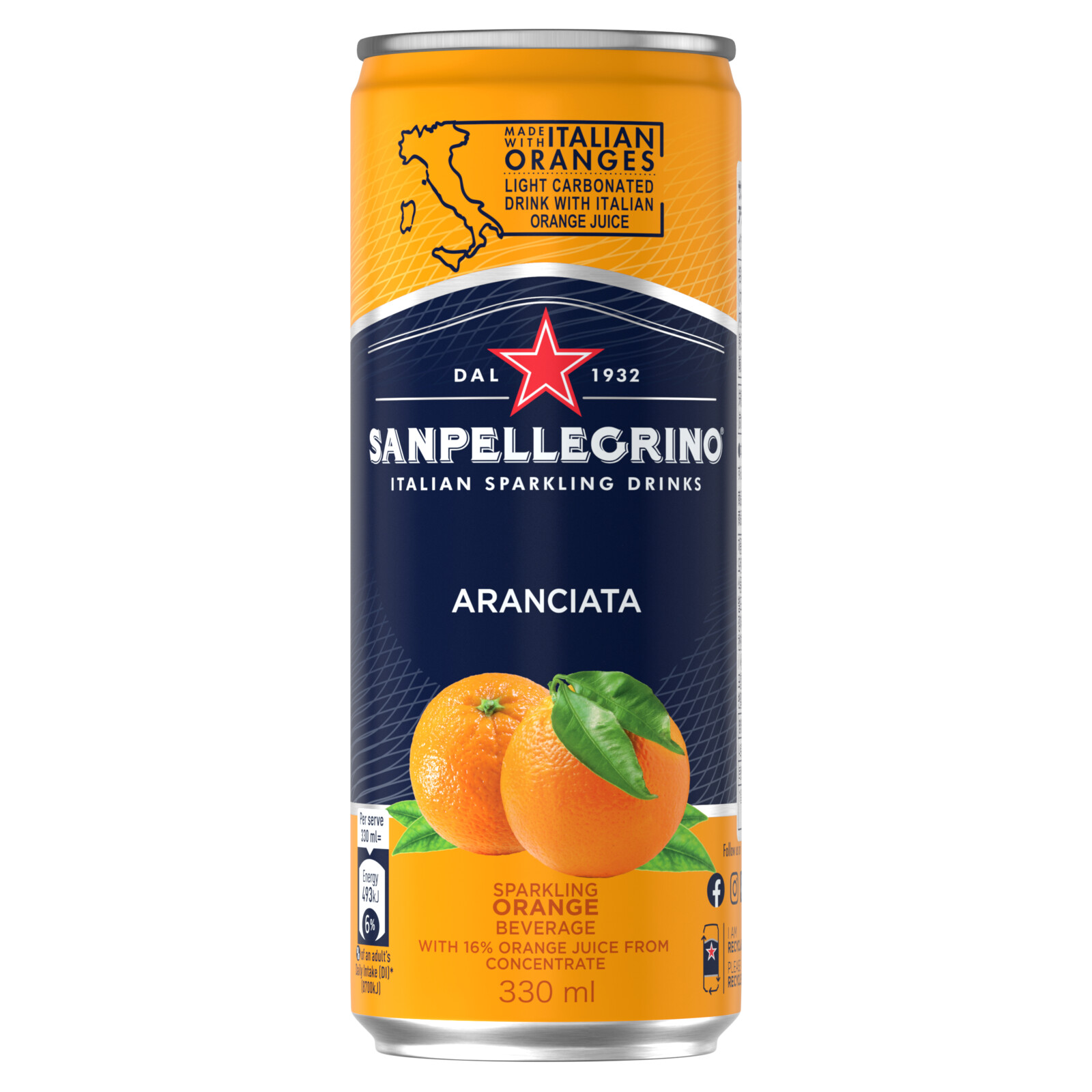 San Pellegrino Aranciata Orange 330ml 1/24 – Sumotori.Trade