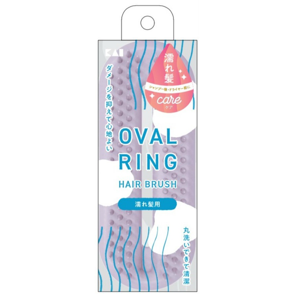 Oval Ring Hairbrush for Wet Hair (Pink) 1/60 – Sumotori.Trade