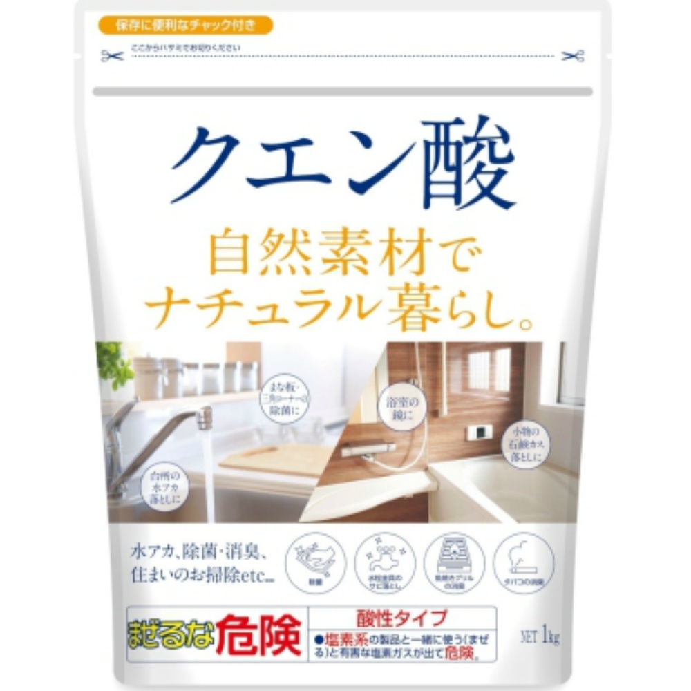 Natural Living Citric Acid 1kg 1/12 – Sumotori.Trade