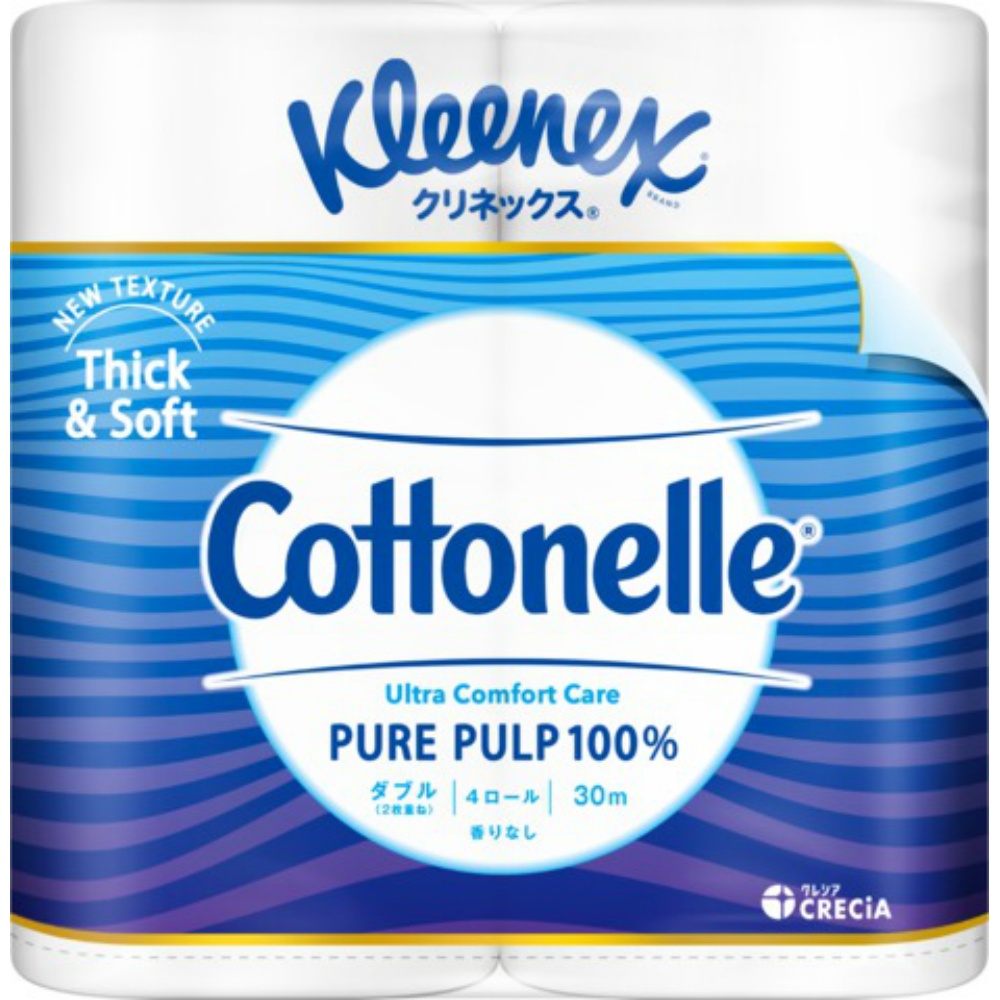 Kleenex Cottonelle 4 rolls (double) 1/10 – Sumotori.Trade