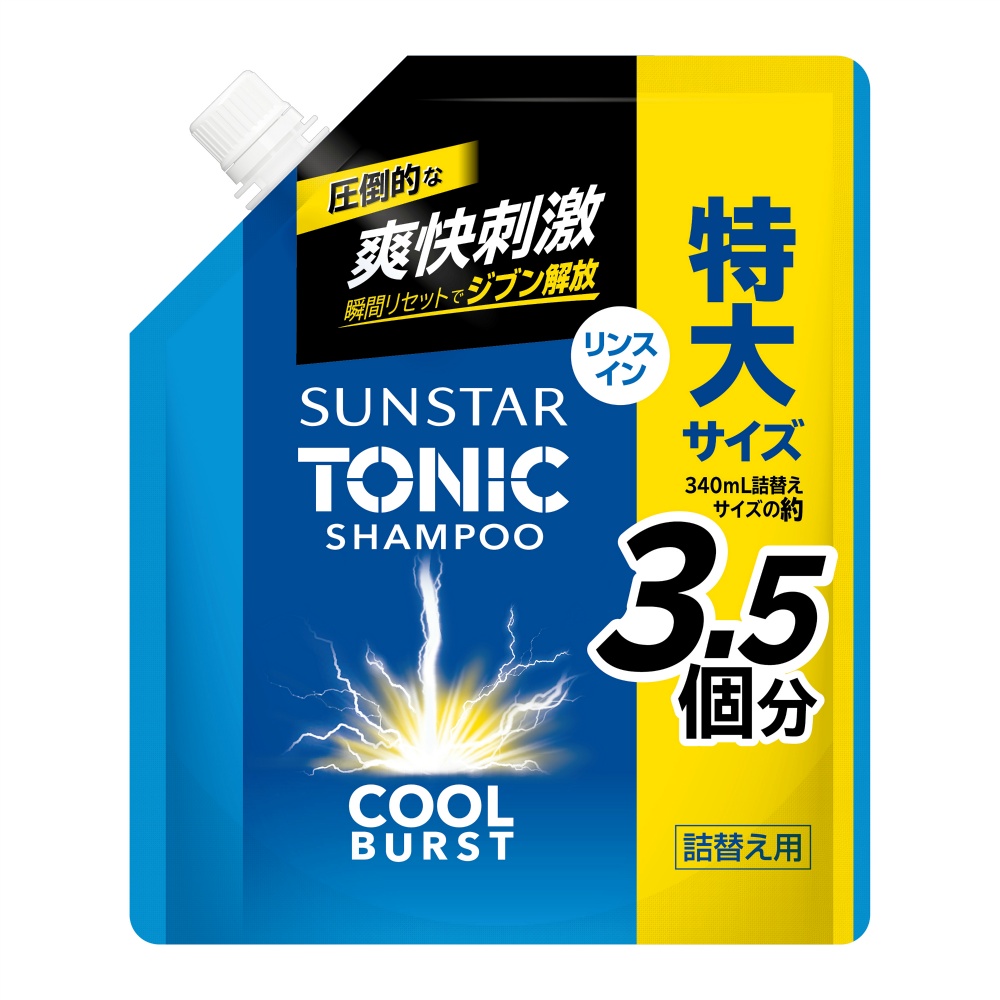 Sunstar Tonic Shampoo COOL BURST Refill Rinse 1/6 – Sumotori.Trade