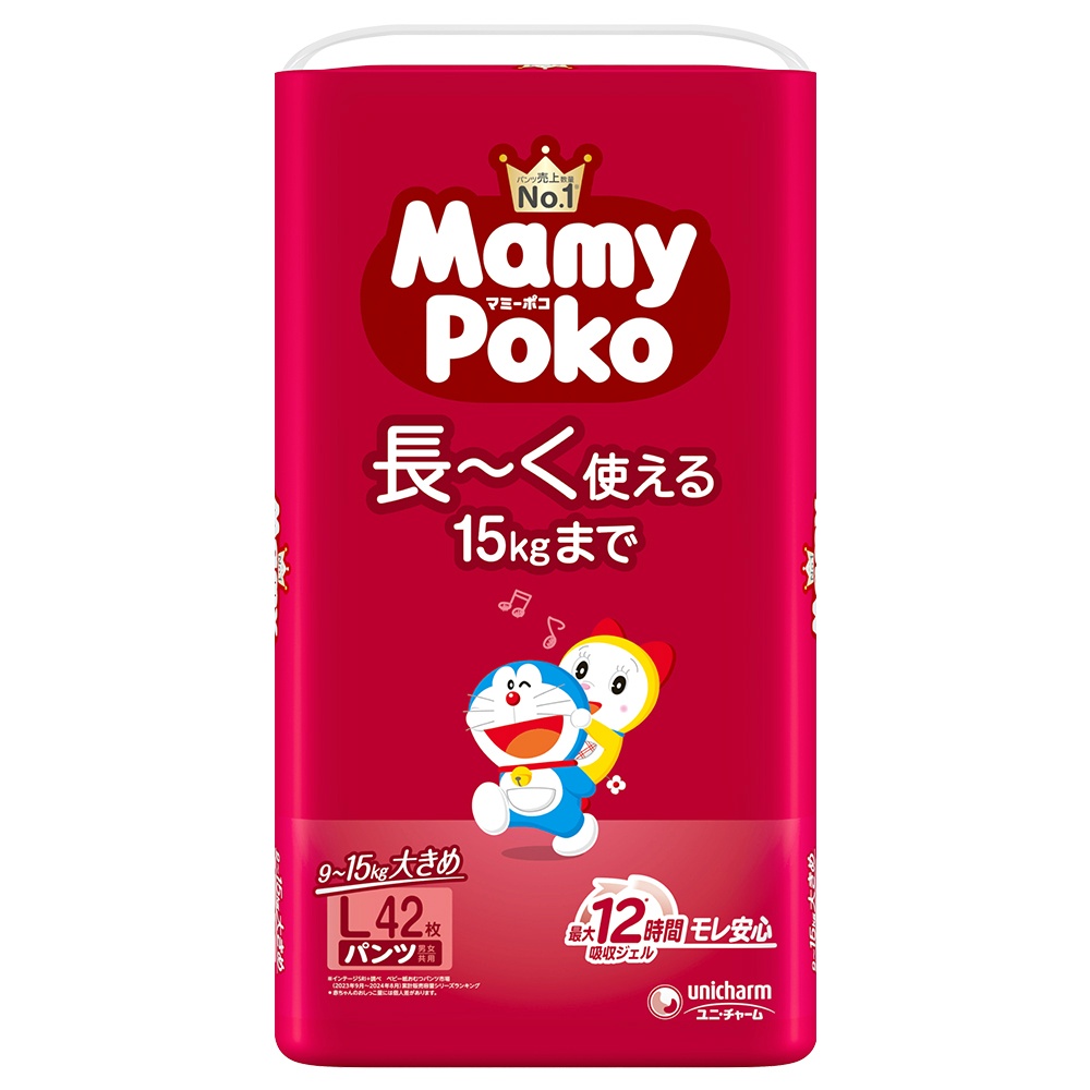 Mamy Poko Pants L 42 pieces Doraemon 1/4 – Sumotori.Trade
