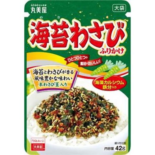 Marumiya Seaweed Wasabi Furikake Large Bag 42g 1/80 – Sumotori.Trade