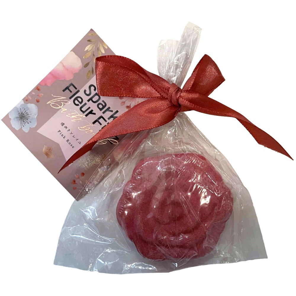 Bath bomb, 1 pink rose 1/120 – Sumotori.Trade