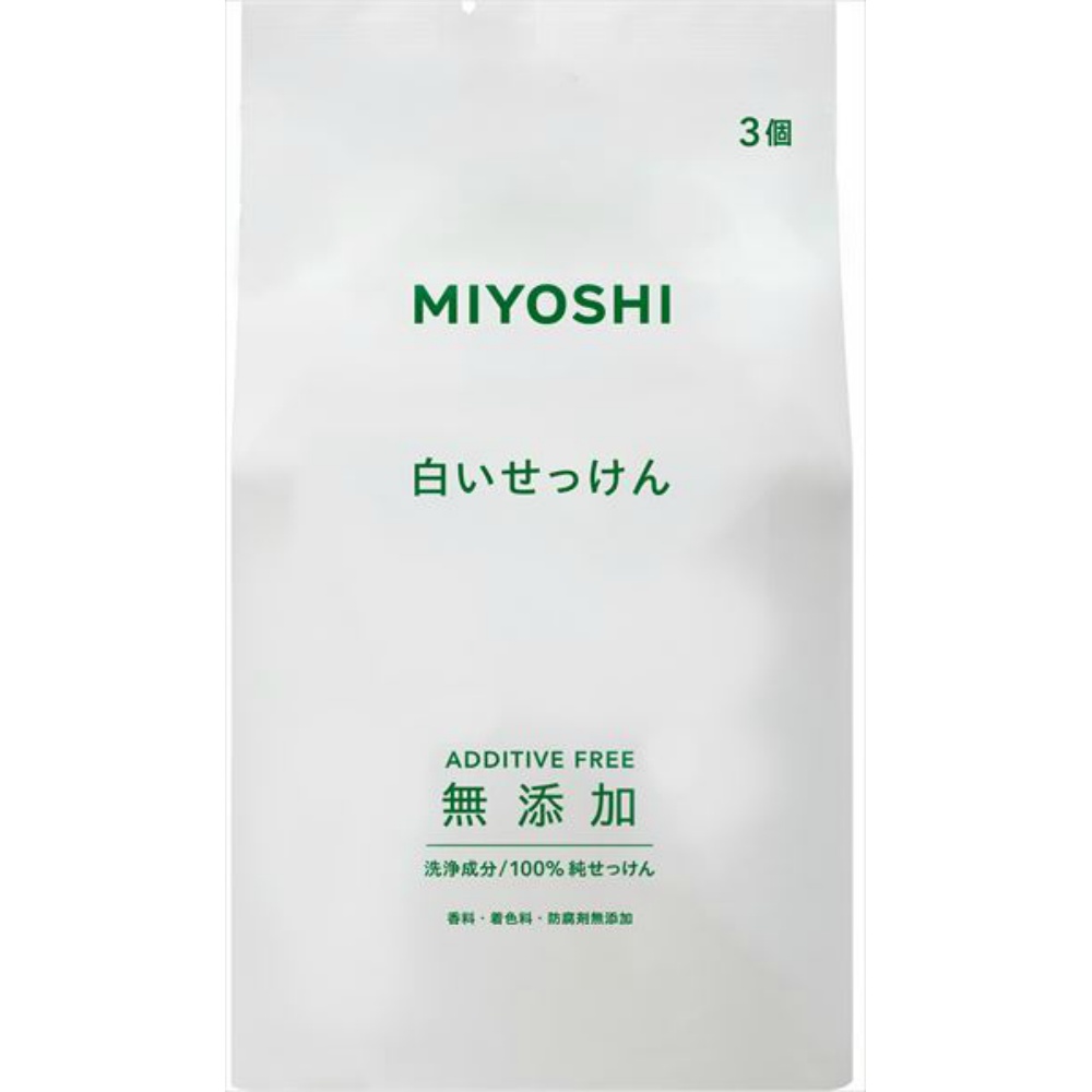 Additive-free white soap 108g x 3 1/30 – Sumotori.Trade