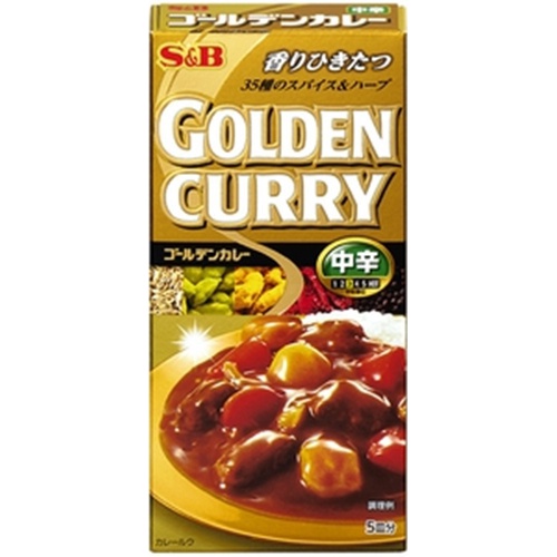 S&B Golden Curry Medium Spicy 90g 1/100 – Sumotori.Trade