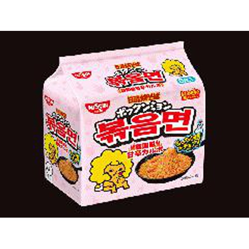 Nissin Yakisoba Bokkeummyeon Korean-style sweet and spicy carbo 5 servings 1/18 – Sumotori.Trade