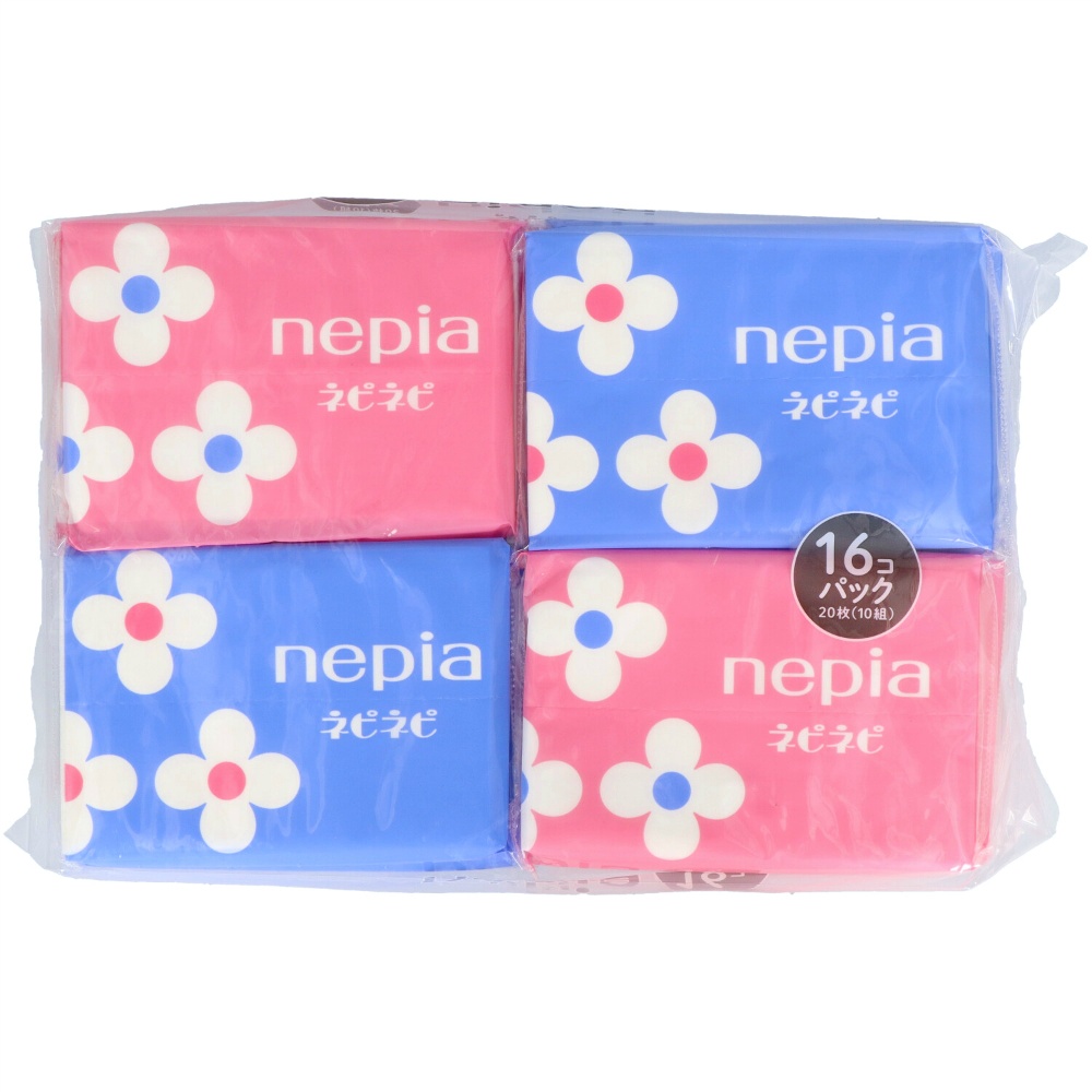 Nepia Nepinepi Pocket Tissues 16-pack 1/40 – Sumotori.Trade