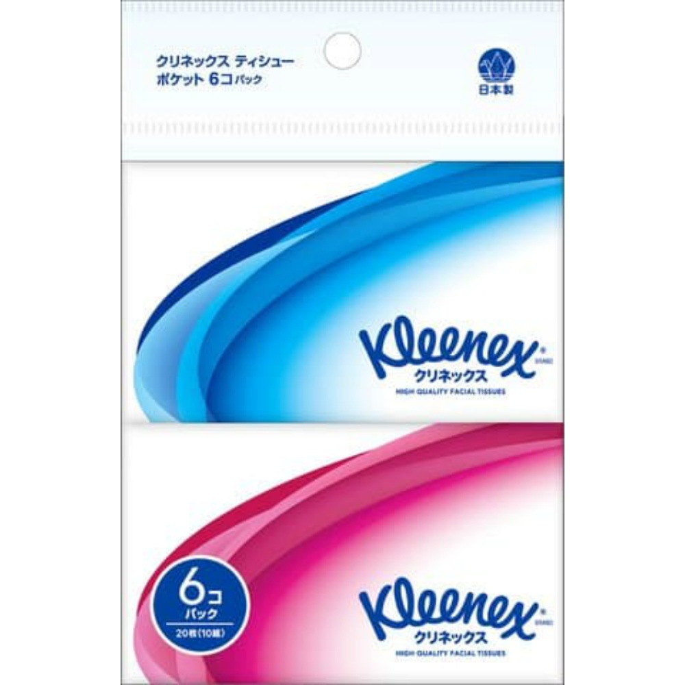 Kleenex Tissue Pocket 6-pack 1/40 – Sumotori.Trade