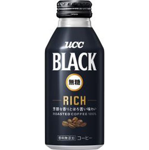 UCC Black Unsweetened RICH B Can 375g 1/24 – Sumotori.Trade